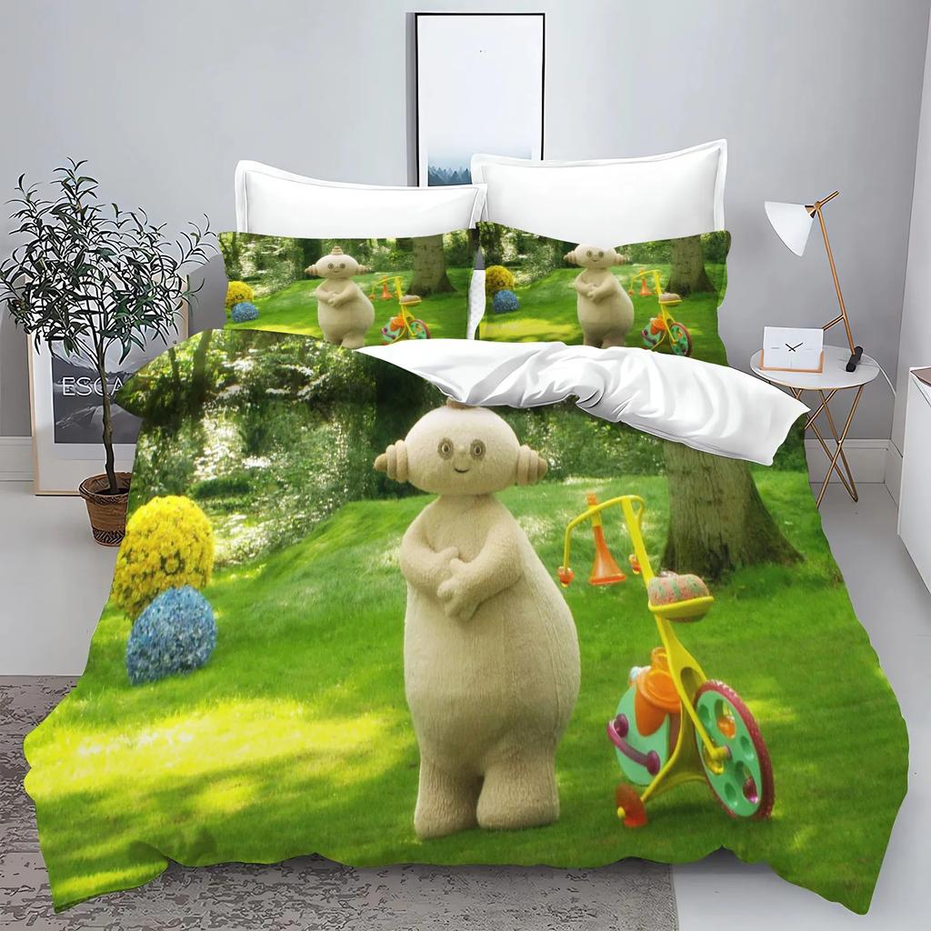 Garten Baby Bedrucktes Bettwäscheset Bettbezug Queen Baumwolle Niedlich Bedruckt Cartoon Steppdeckenbezug 100% Polyester Anime