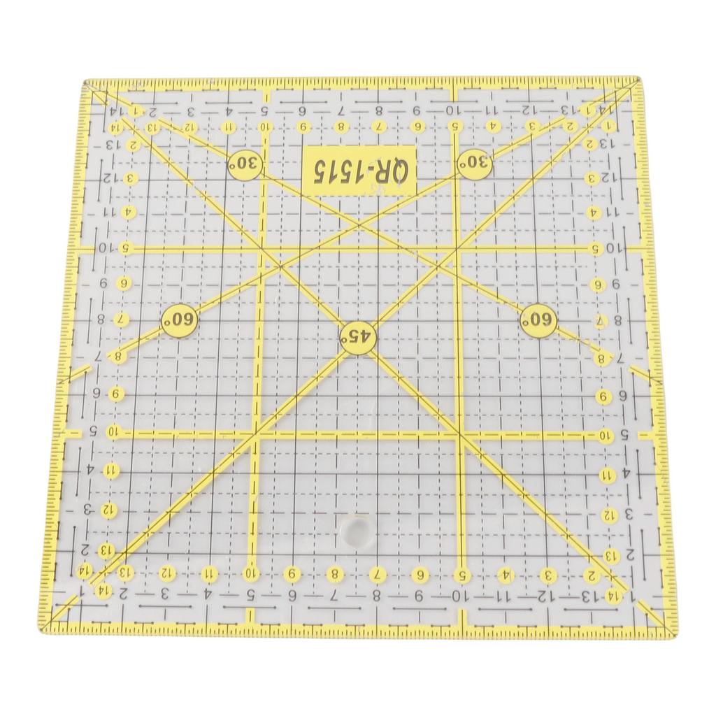 Sewing Ruler, Acrylic Sewing Rulers Quilting Patterns with Plastic Material for Home and Professional Settings