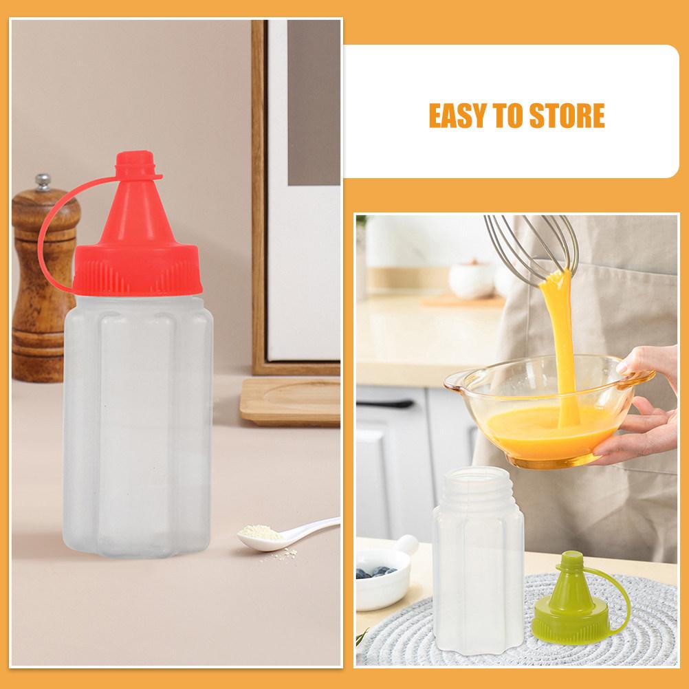 16Pcs Mini Hot Sauce Squeeze Bottles Compact Reusable Plastic Condiment Containers Leakproof for Ketchup Mustard Dressing