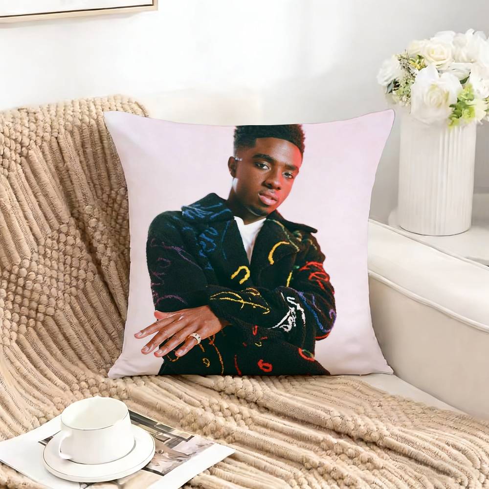 COOL boy CCaleb MMcLaughlin Pillow Case Square DoubleSided Sofa Cushion Cover Bedroom Bedside Pillow