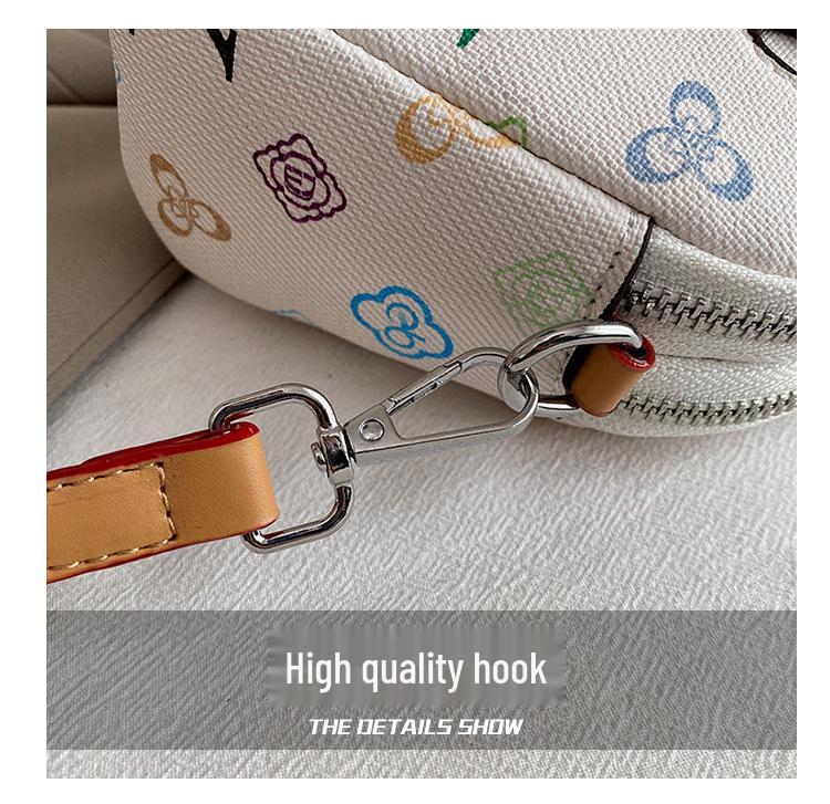 2025 Women's Luxury Double Layer Crossbody Bag - Large Capacity Phone Bag with Advanced Print and Zipper