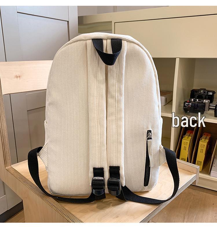 Japoński plecak szkolny z kokardą - stylowy plecak dla uczniów szkół średnich i wyższych