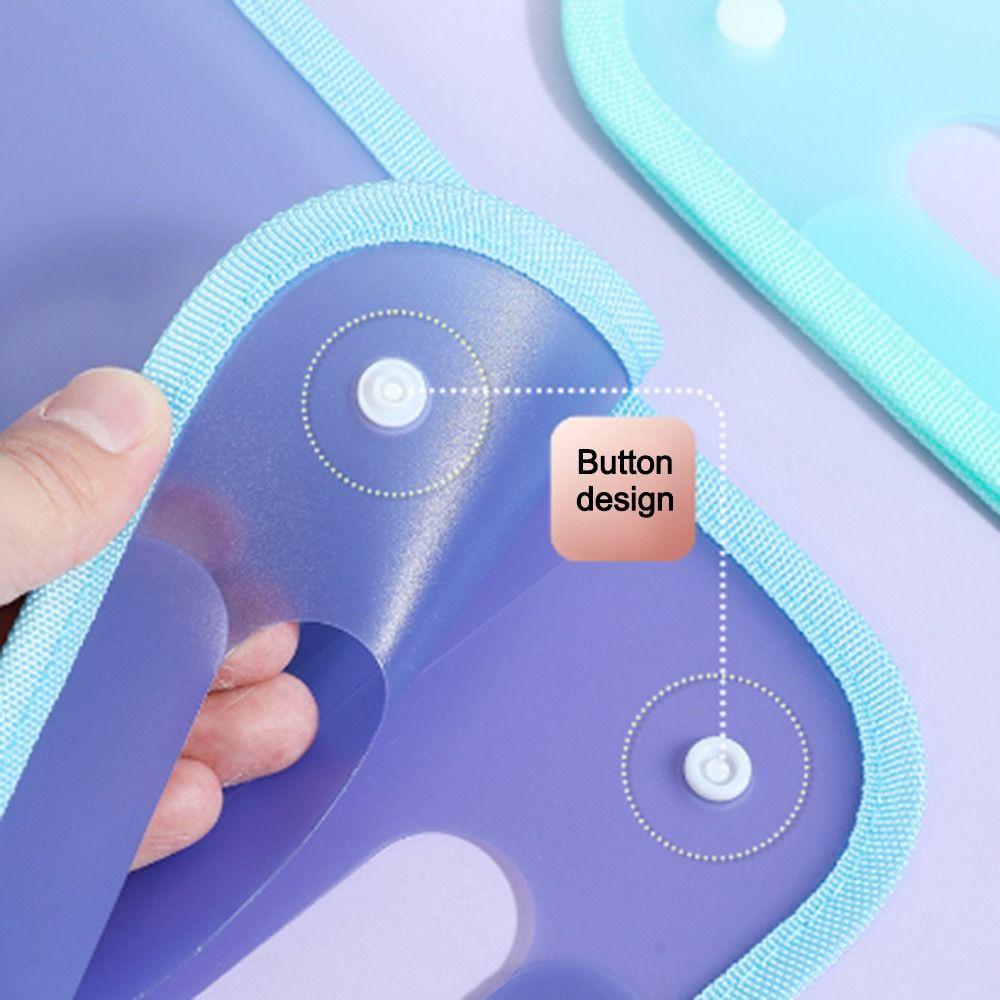 Vertical Accordion Zipper Bag 13 Pockets Waterproof Test Paper Storage Bag Large Capacity Classified Storage Document Pouch