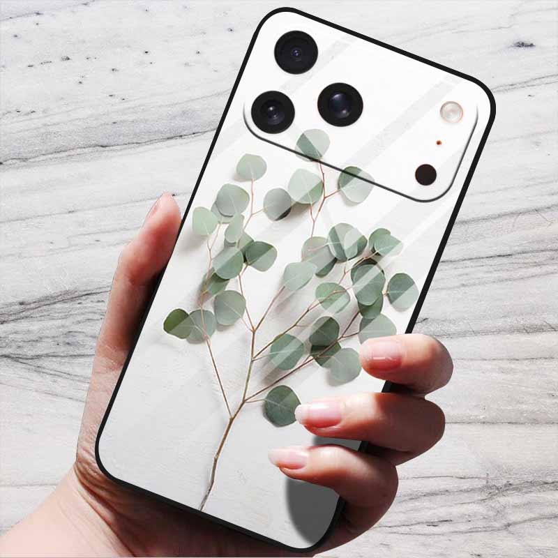 Cute Case For iPhone 17 Pro Plus Capa 17 Pro Max Bumper Luxury Tempered Glass Hard Back Cover iPhone17 Air Funda Animal Patterns