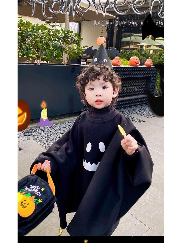 Junran Halloween Kinder Geisterkostüm Umhang und Cape für Jungen und Mädchen