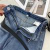 Korean Style Women's Summer Denim Shorts - Casual, Loose, Slim, Straight, Trendy Cycling Design (2022 Version)