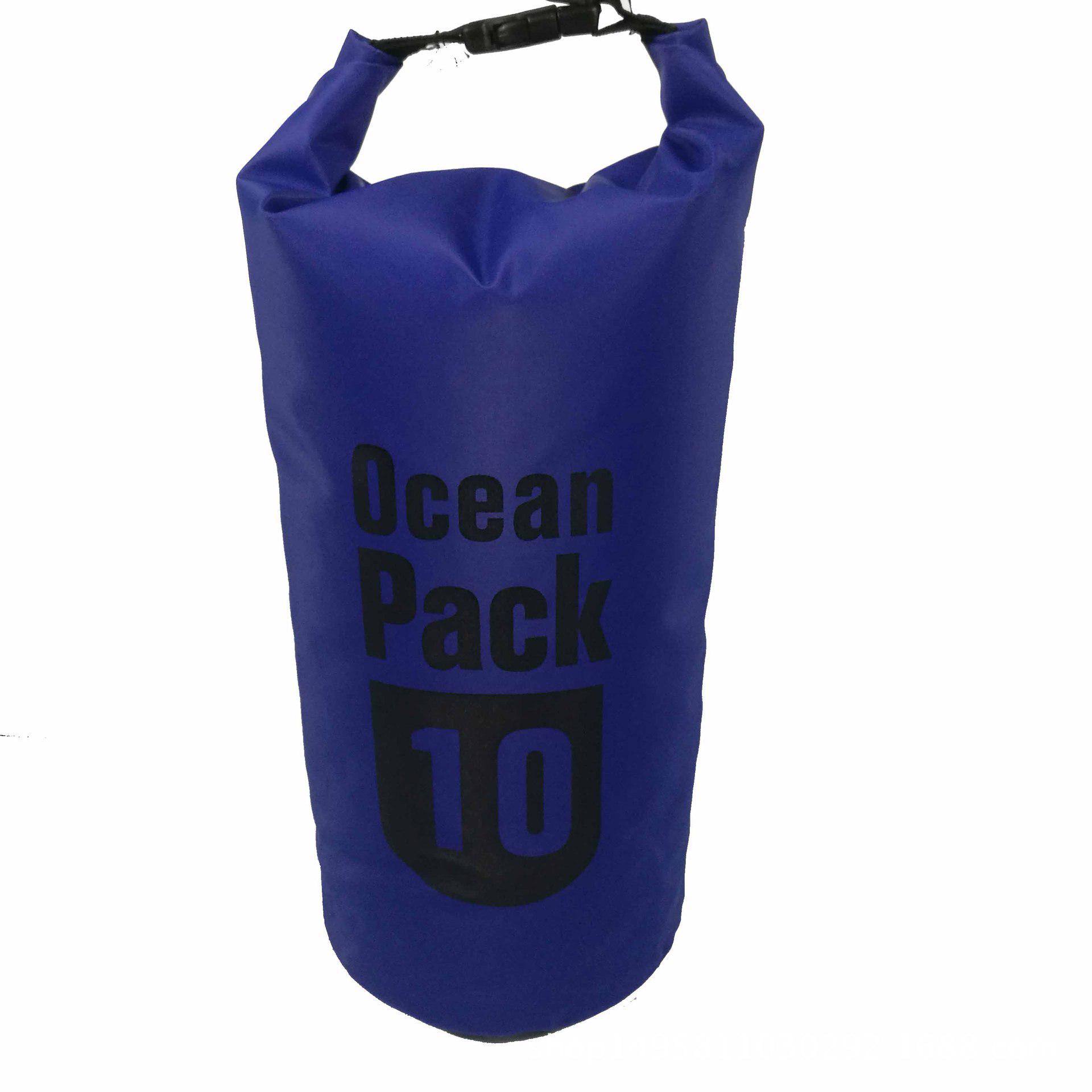 

Waterproof Outdoor Rafting Beach Bucket Bag with PVC Mesh Fabric 2L