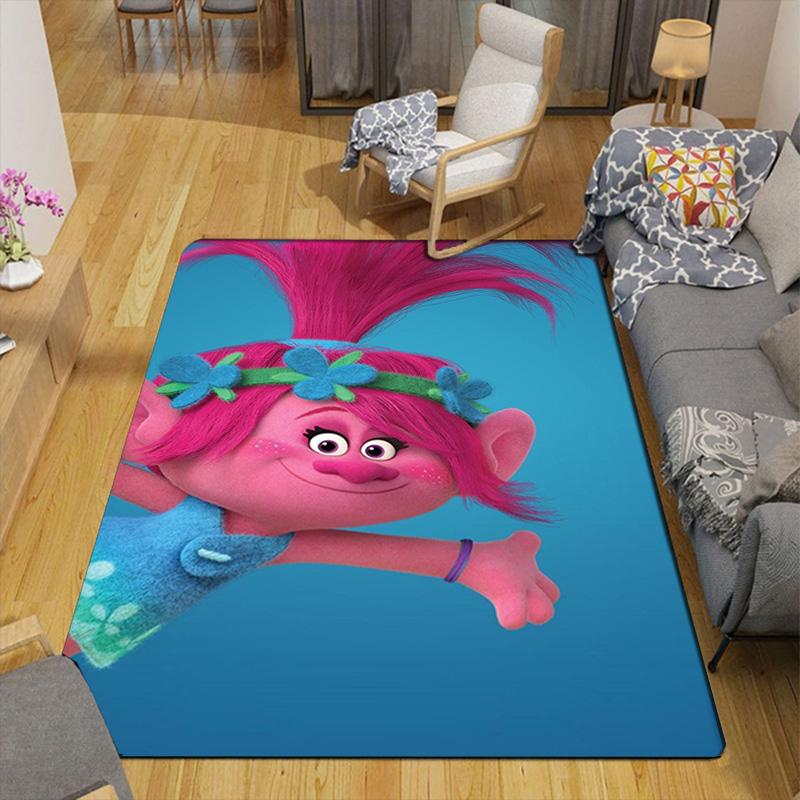 Trolls Rug Floor Mat for Living Room or Bedroom Soft and Comfortable Carpet a Gift for Birthday and Holiday.MFF0918429