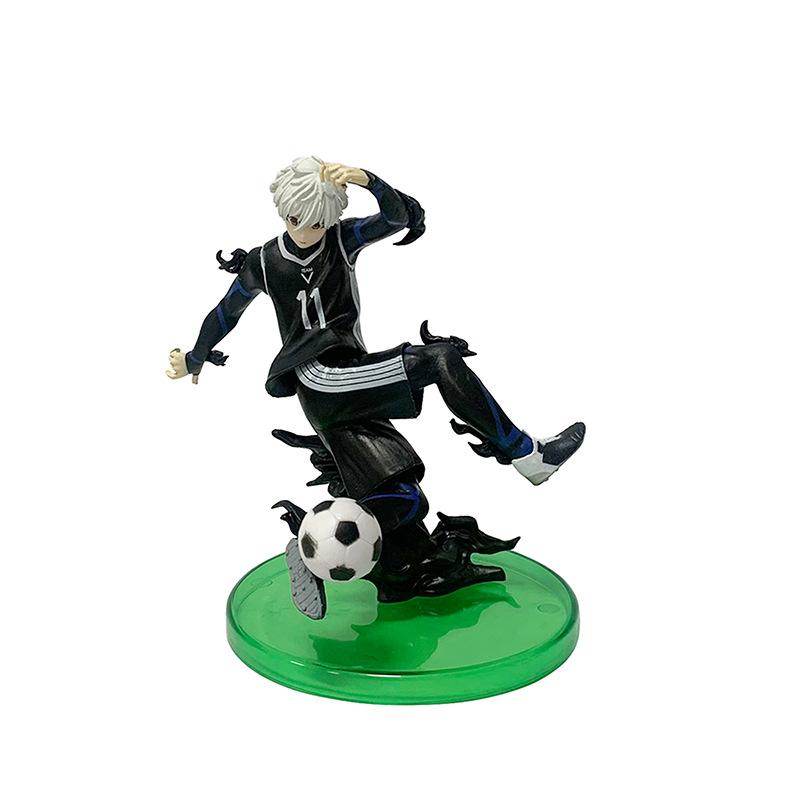 Anime Figure Blue Lock Football Uniform Nagi Seishirou Itoshi Rin Action Figure Pvc Collection Model Doll Toy Gift For Fans