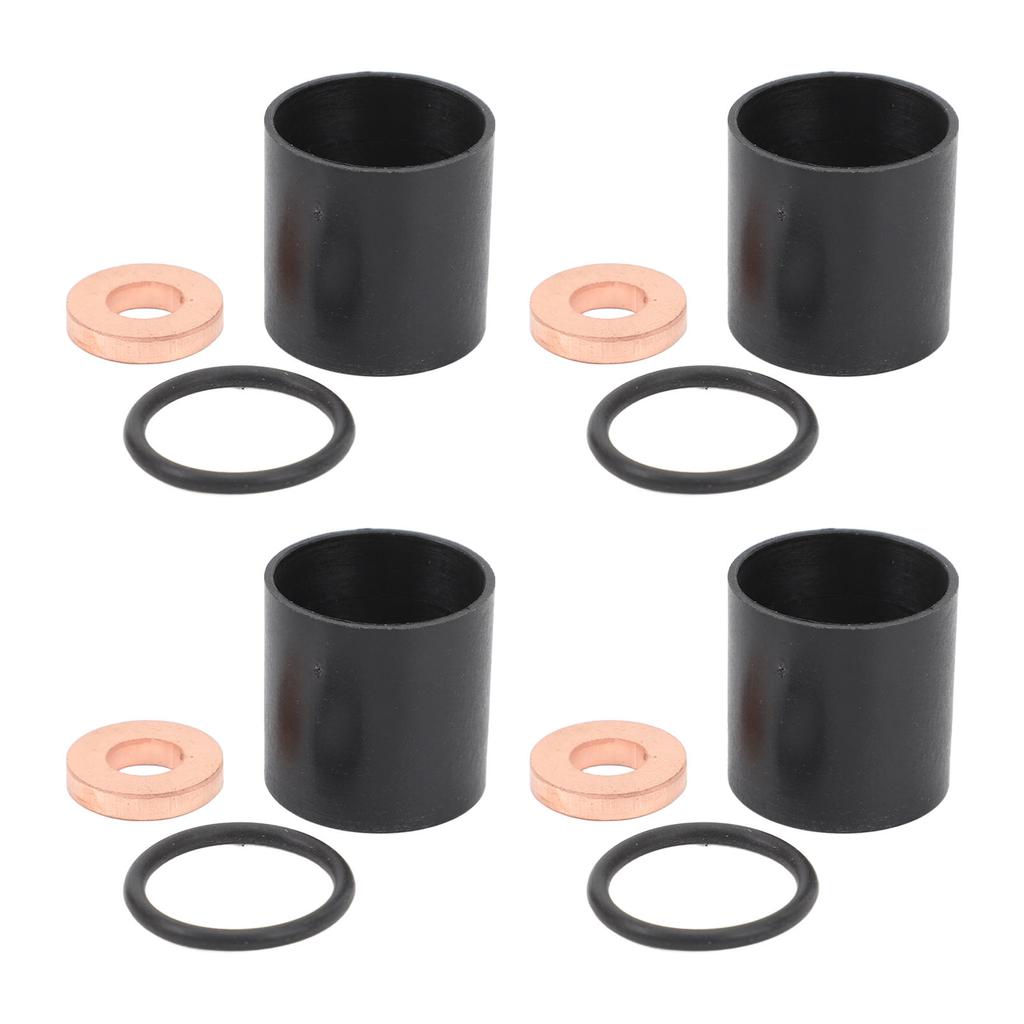4 Sets Injector Seal Kit 7701474025 Prevent Leakage Enhance Engine Power for Trafic Master Opel Movano