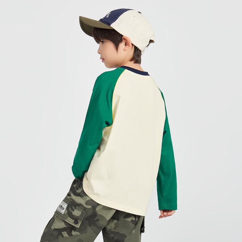 Boys' Heart-Print Raglan Long-Sleeve T-Shirt