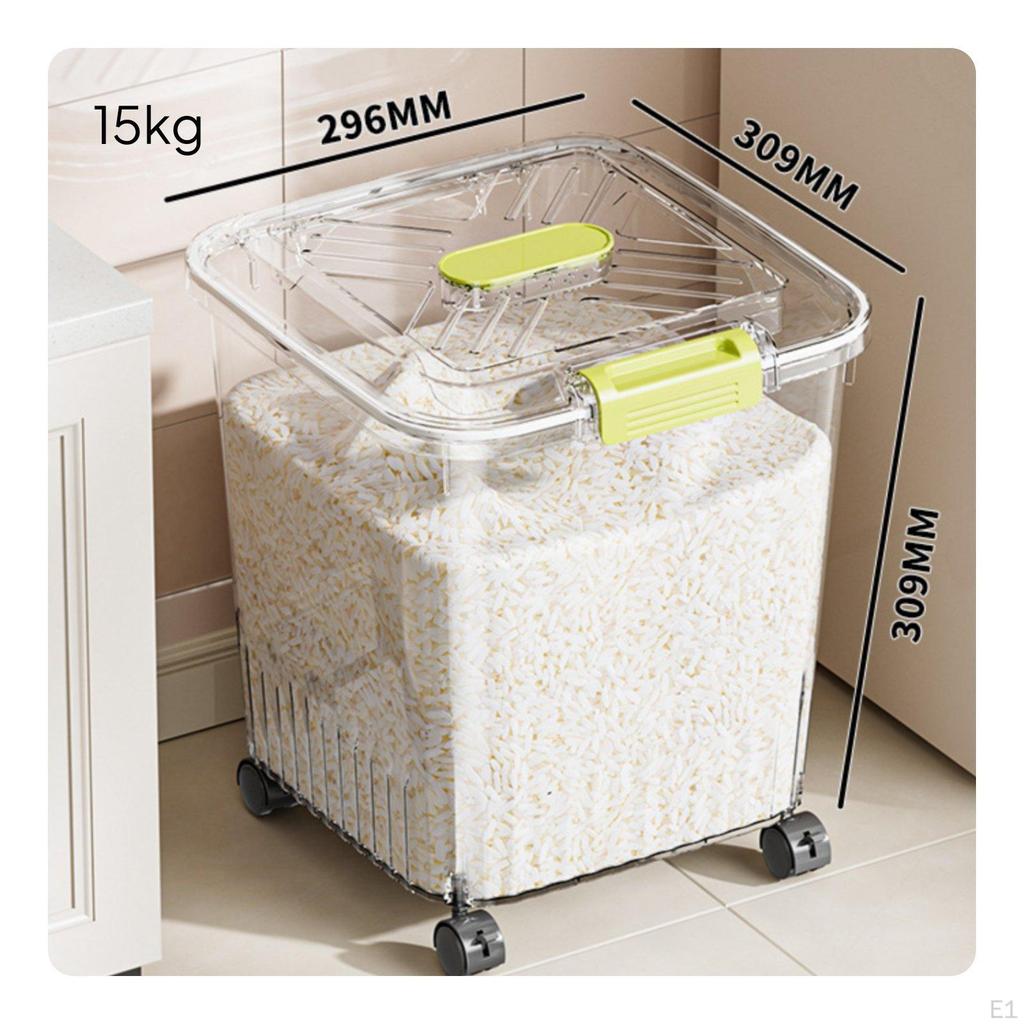 Rice Storage Bin HumidityResistant Container Large Capacity Grain for