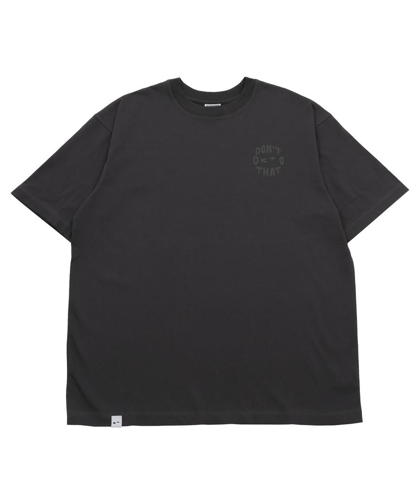 CANVARTS Don'T Do That Graphic Short Sleeve T-Shirt (Charcoal Grey)