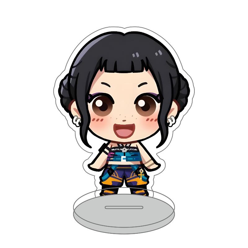 Anime Animation K-Pop Demon Hunters 10Cm Mini Cute Acrylic Stand Rumi Mila Zoe Jinu Desk&Home Decor