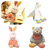 Adorable Animal Plush Toys In Rabbit Goose And Bear Styles
