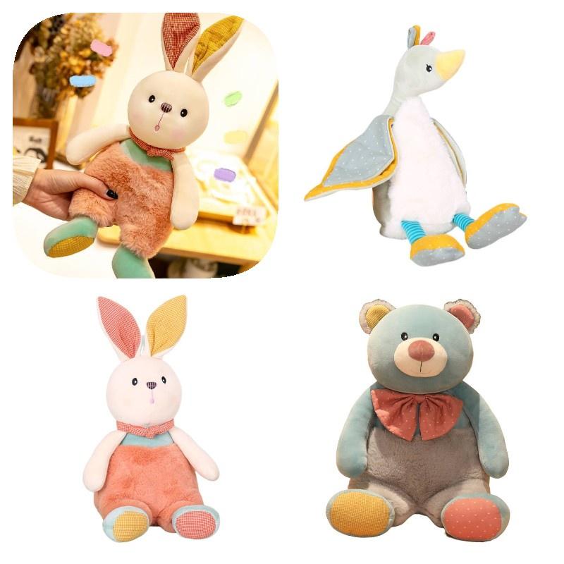 Adorable Animal Plush Toys In Rabbit Goose And Bear Styles
