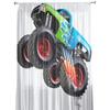 Truck Car Cartoon Window Treatment Tulle Modern Sheer Curtains for Kitchen Living Room the Bedroom Curtains Decoration