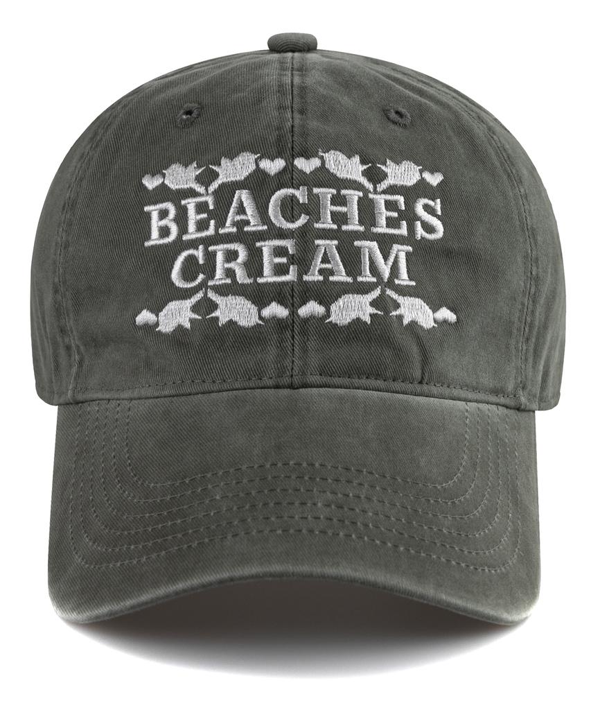 Bichiseuaenkeulim Love Piece Cation Ball Cap-Khaki