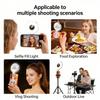 Portable Magnetic Clip-On LED Fill Light for Mobile Phones Adjustable Brightness Selfie Pocket Light for Outdoor Live Streaming and Video Recording