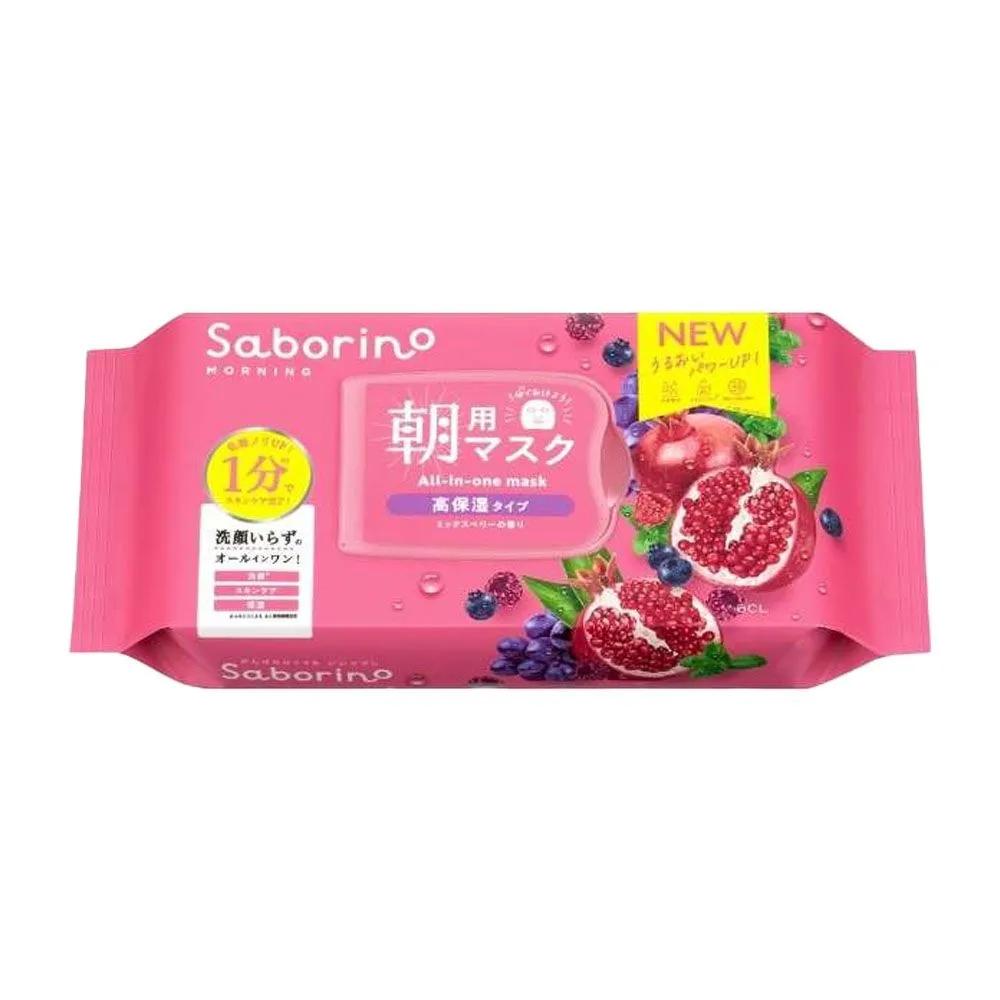 SABORINO Morning High-Moisture Mask (30 Sheets) Mixed Berry Scent