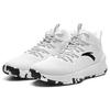Anta Slip Resistant Abrasion Resistant Mid top Vintage Basketball Shoes Men's White Black 91811104-3