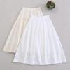 Sweet Forest Girl French Embroidered A-Line Double-Layer Skirt
