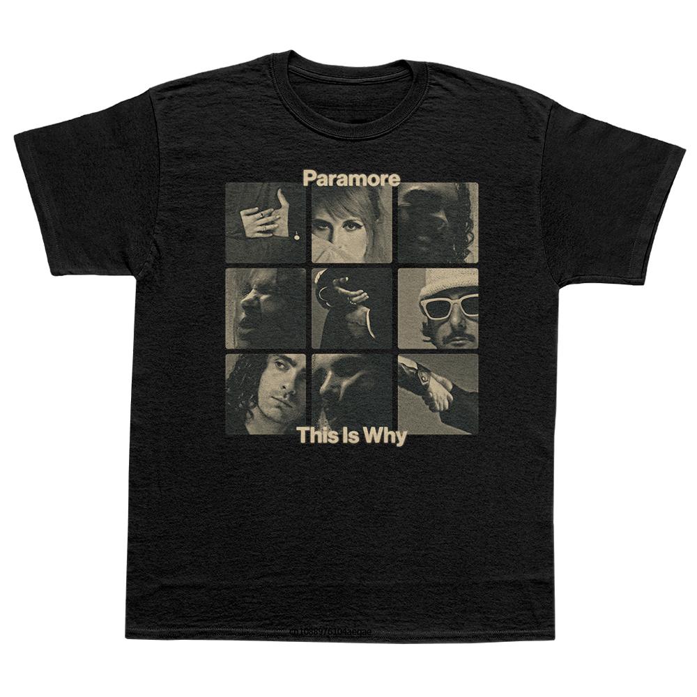 Rock Band Paramore T-shirts on Doctors Orders X-ray Hayley Williams Tour Doodle Art Vintage Men's Women Short Sleeve Cotton Tops