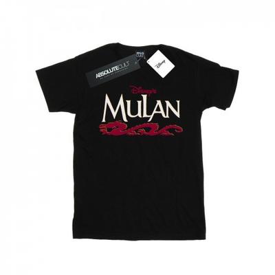Disney Womens/Ladies Mulan Script Cotton Boyfriend T-Shirt