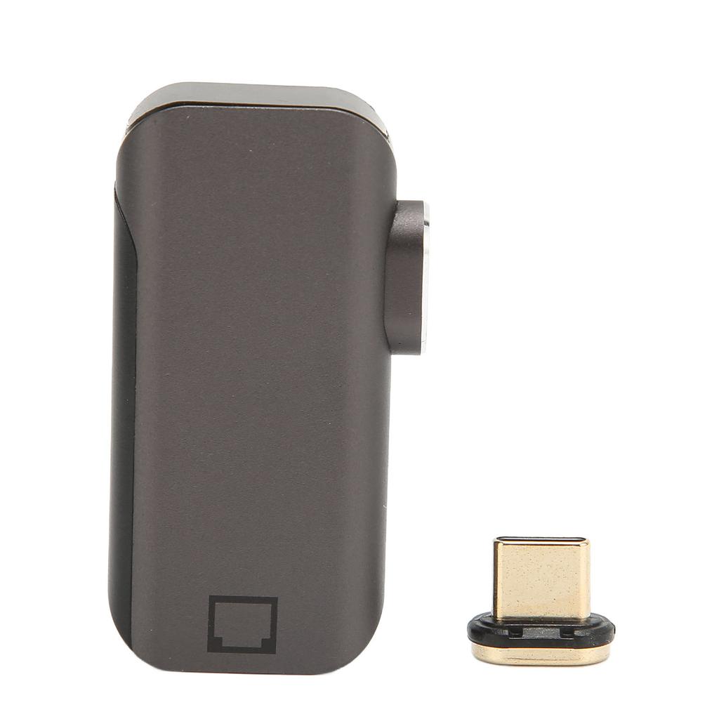 RJ45 To Type C Magnetic Adapter 24Pin Fully Functional Magnetic Adapter for Cell Phone Laptop Type C Interface Universal