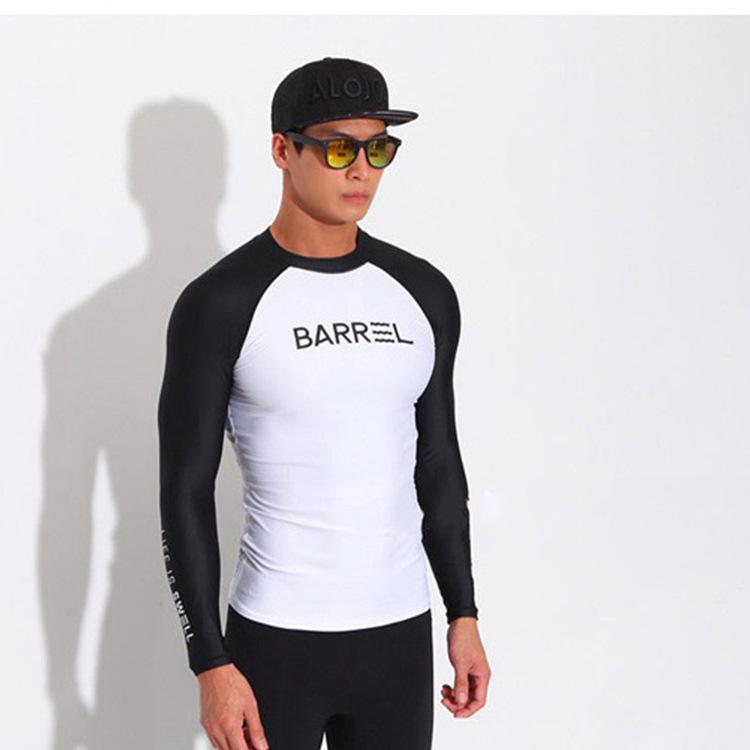 Men's Korean Quick-Dry Long-Sleeve Surf & Swim Sunscreen Set