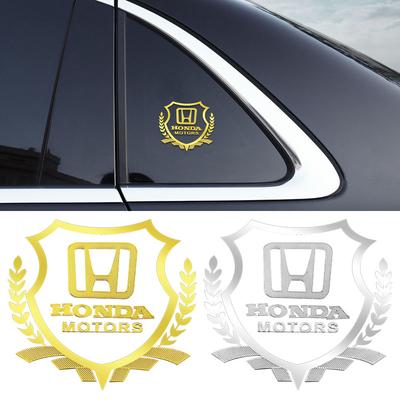 Car Stickers Wheat Badge Sticker Auto Body Side Window Trunk Decorative for Civic Fit Jazz Accord Pilot Passport Stepwgn CRV BRV HRV Vezel