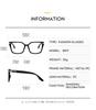 New premium-feel casual square-frame glasses—stylish blue-light-blocking non-prescription frames.