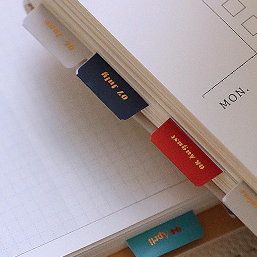 2026 Calendar Stickers 2 Sheets Vintage Gold Foil Notebook Planner Index Stickers Yearly Monthly Planner To Do List Bookmarks