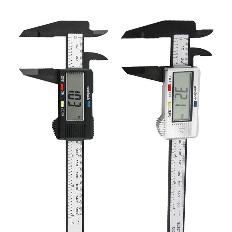 Solar Plastic Caliper Electronic Digital Display 0-150mm Mini Caliper Play Jewelry Measuring Vernier Caliper 0-150 mm