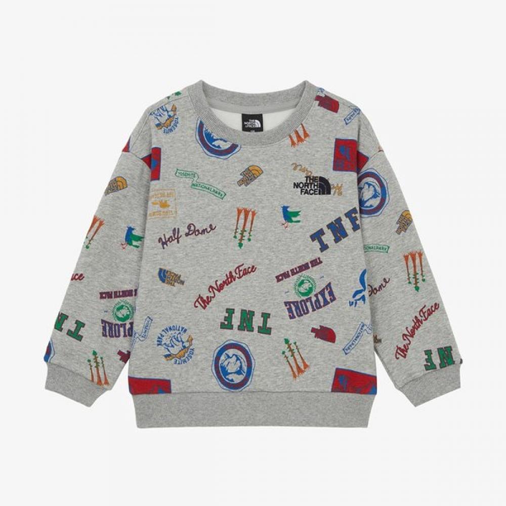 

The North Face Kids Sweatshirt Melange Grey Nm5mr52s MELANGE GREY/130