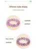 Mei Zhuo Natural Ice Jade Lavender Amethyst Bracelet with Gradient Round Beads