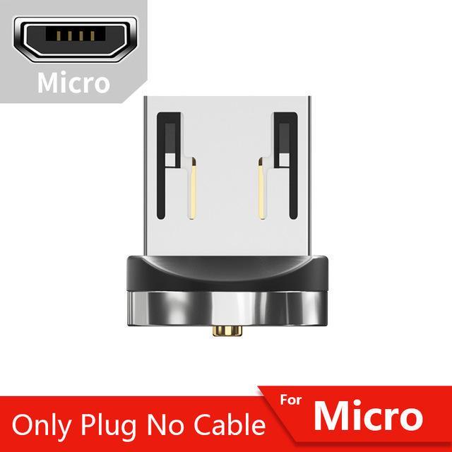 3 In 1 Magnetic Micro USB Cable 3in1 Fast Charging Magnet Charger USB Type C Mobile Phone Cable Cord