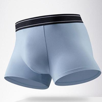 גברים Slim Fit מכנסיים קצרים קיץ דק טלאים תחתוני U-קמור תחתוני חגורת מותן אלסטית תחתונים במידות גדולות