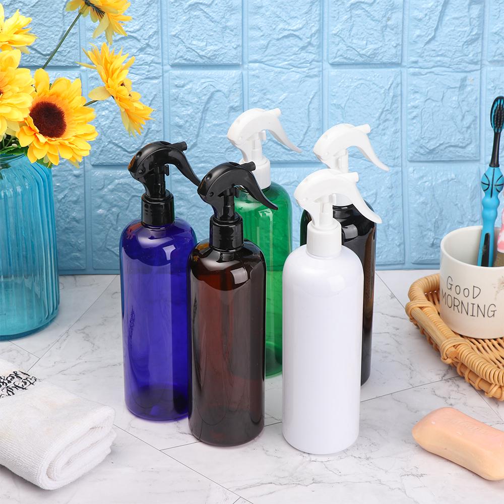 1PCS 500ml Plastic Clear Spray Refillable Bottle Cleaning Hand Water Spray Bottles Garden Empty Container Travel Makeup Tool