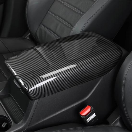 Carbon Fiber Central Storage Box Decor Cover 1pc For Toyota Corolla -2026
