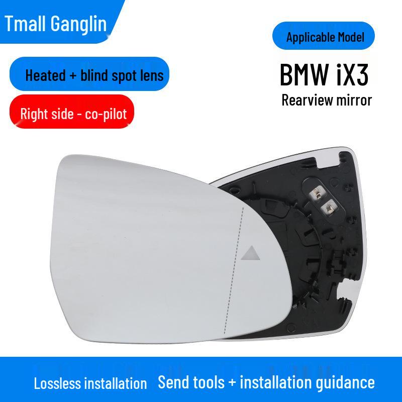 BMW iX3 Rearview Mirror Housing, Frame Lens & Turn Signal Bracket
