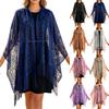 Women's Lace Beach Cover Up, Vacation Travel Shawl