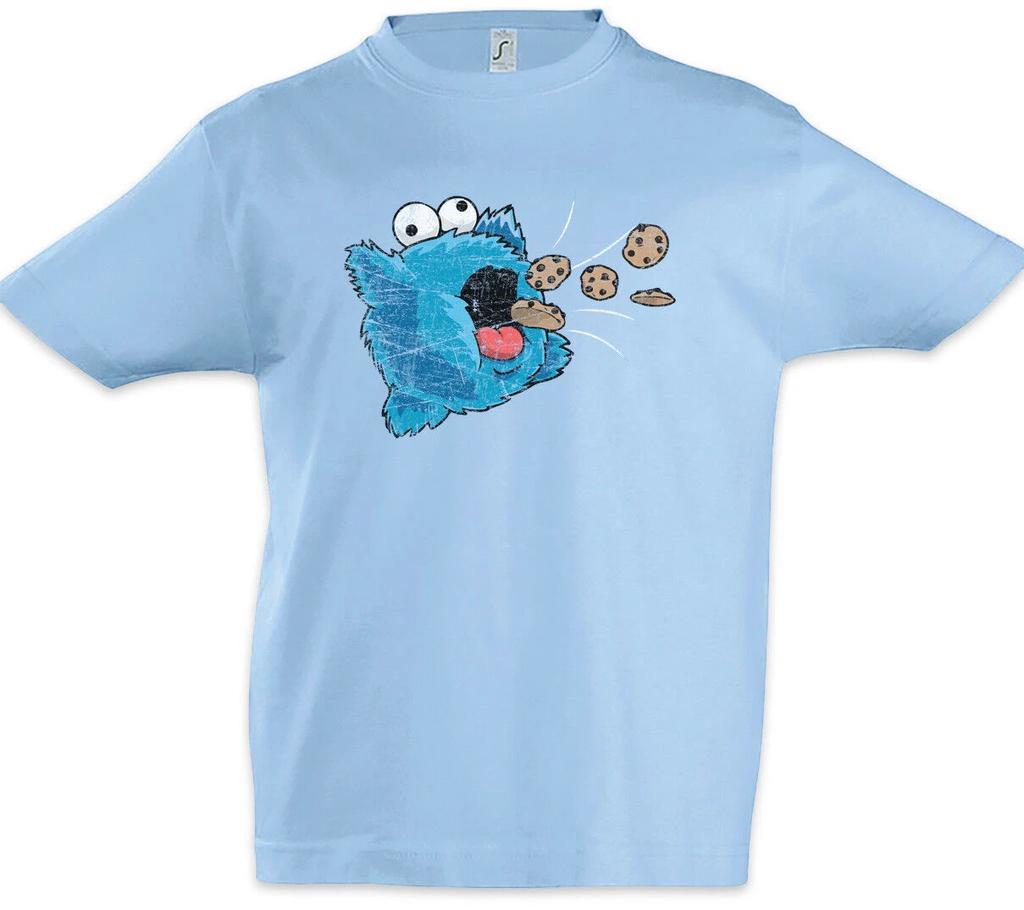 Kirby Cookie Monster Kids Boys kids boys T-Shirt Super Kirbie Fun Mario Monster Gamer