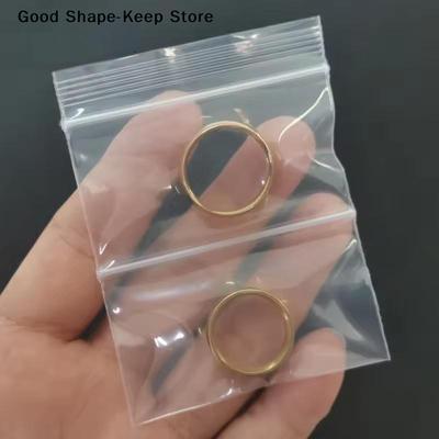 200 Stück Transparente Doppel-Taschen mit Ziplock Beutel für Zuhause, Reisen, Dekoration, Zubehör, Perlen, Schmuck, Ring, Verpackung, Aufbewahrung
