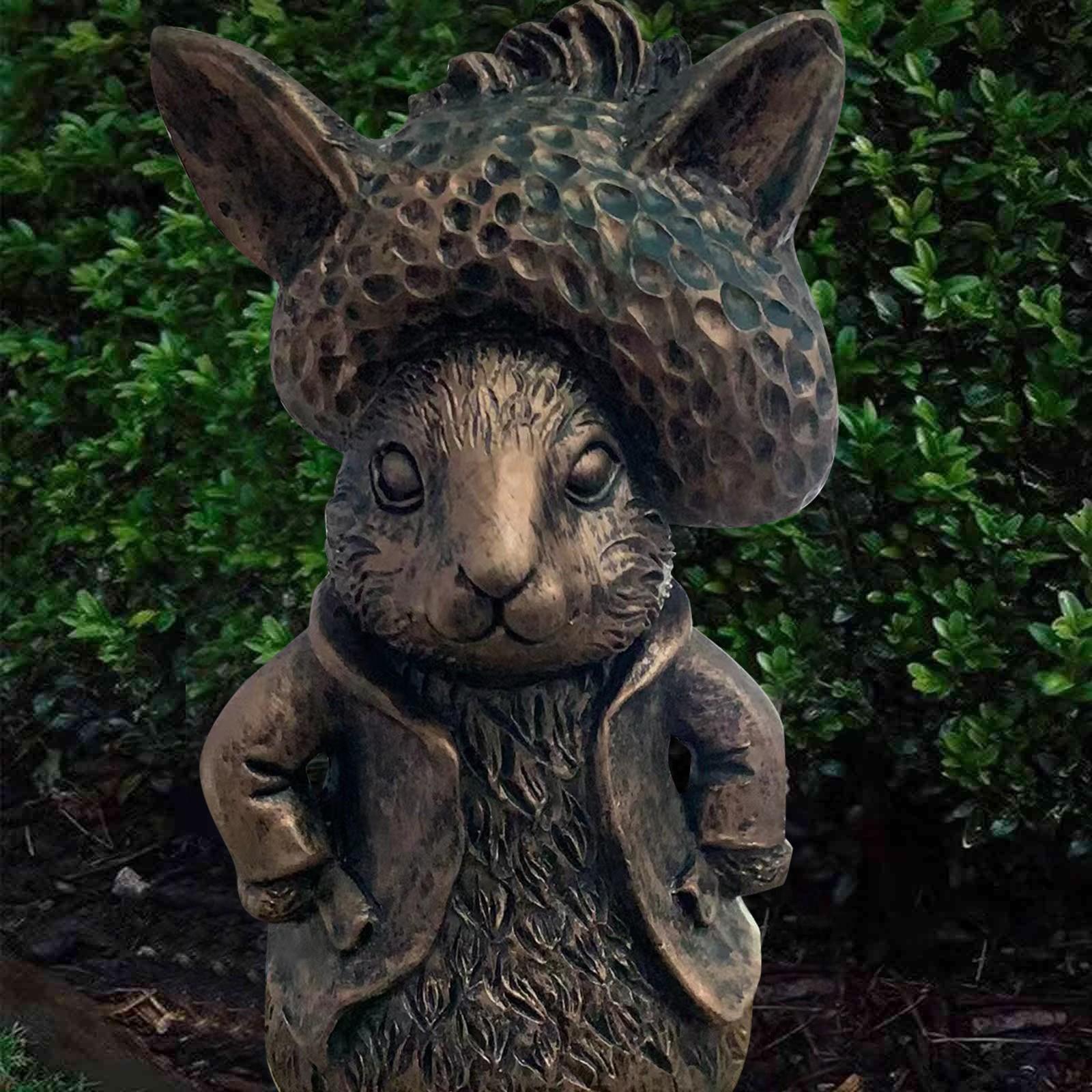 

Украшения для сада с животными, декоративные фигурки, украшения для сада. Пасхальные украшения для патио в помещении и на открытом воздухе One Size