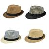 Straw Beach Hat Straw Fedora Hat Straw British Style Panama Hat Straw Panama