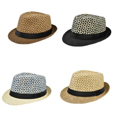 Stro Zonnehoed Stro Fedora Hoed Stro Britse Stijl Panama Hoed Stro Panama