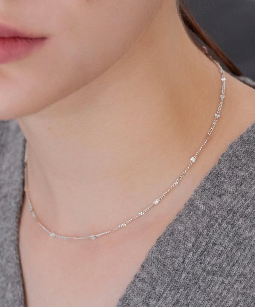 Dmoment Eclipse Silver Choker (925 Silver)