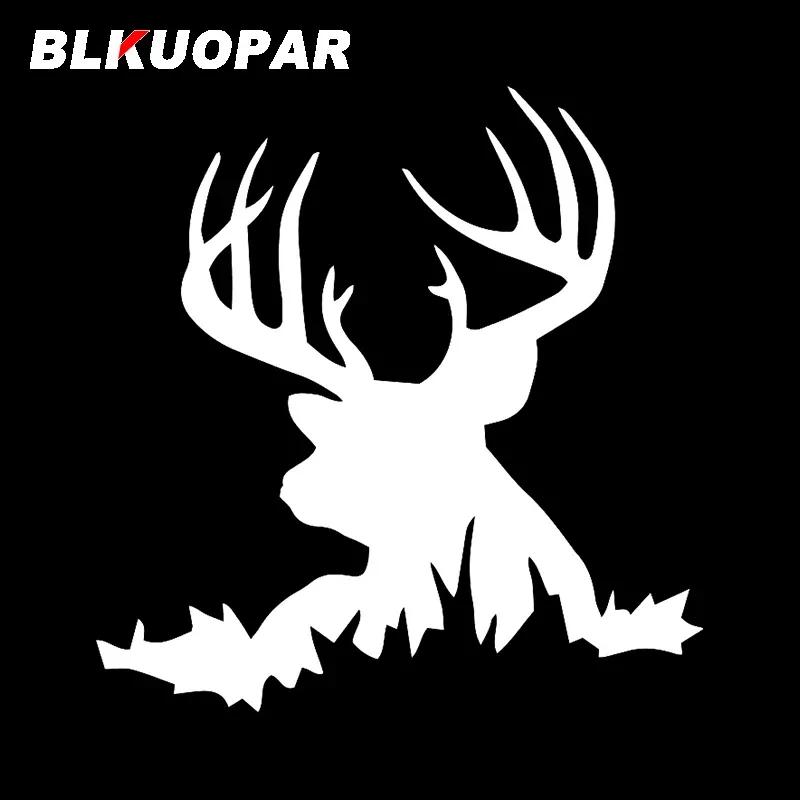 BLKUOPAR for Deer In Grass Hunting Car Stickers Waterproof Personality Scratch Proof Decals Sunscreen Windows Car Accessories