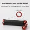 Anti-Slip Rubber Bicycle Handlebar End Cover Aluminum Alloy Lock Mountain Bike Handlebar Bicycle Anti-Slip Handle Cover
